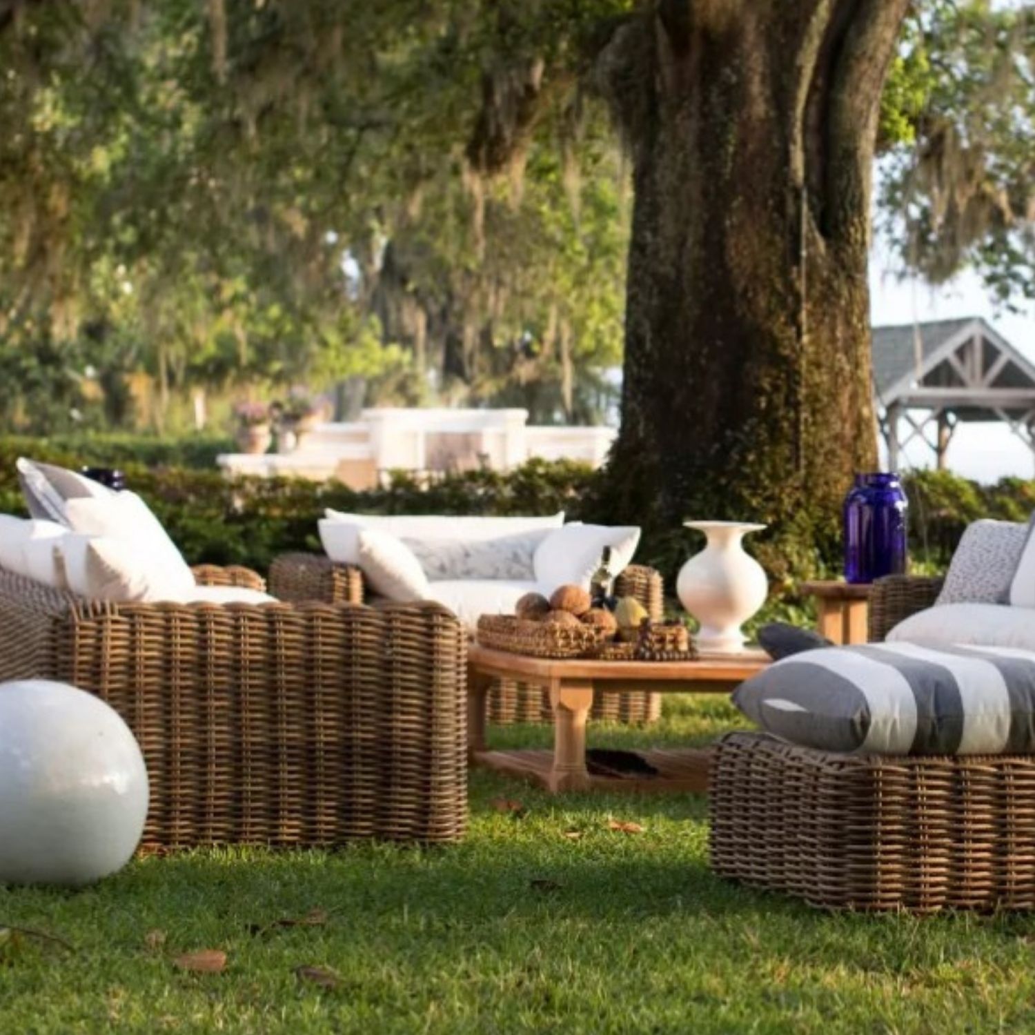 Stylish outdoor furniture for a spring home refresh at B.F. Myers.